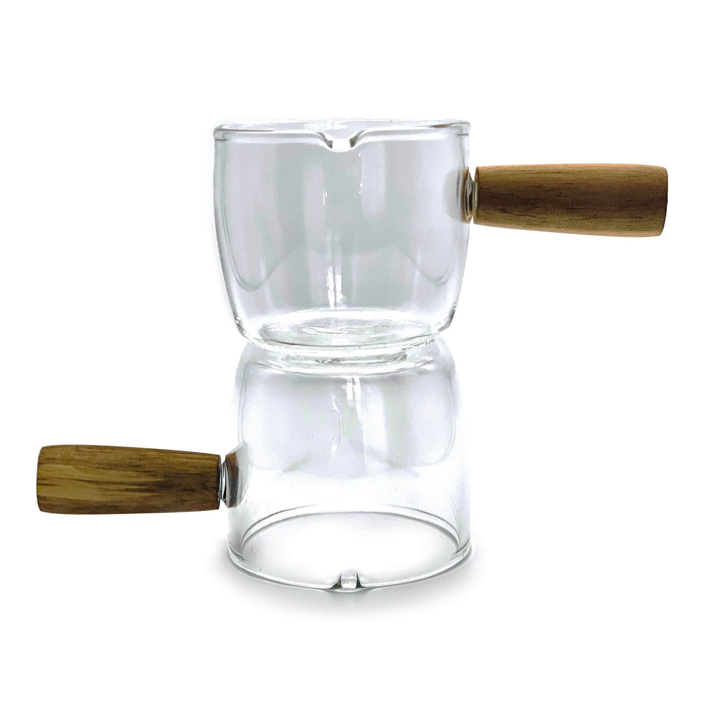 Espresso Shot Glass with Walnut Handle