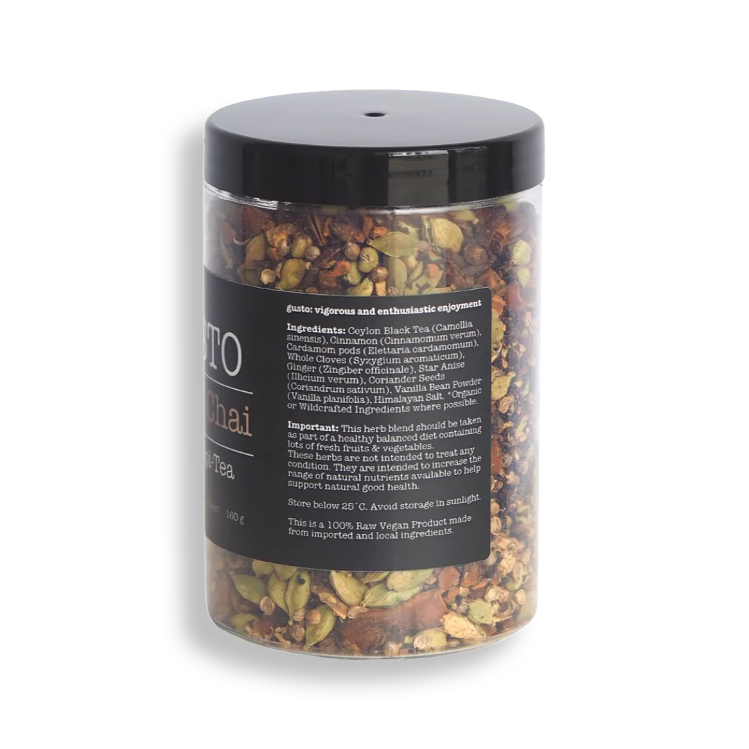 GUSTO | Black Chai - Serendipi-Tea 160g