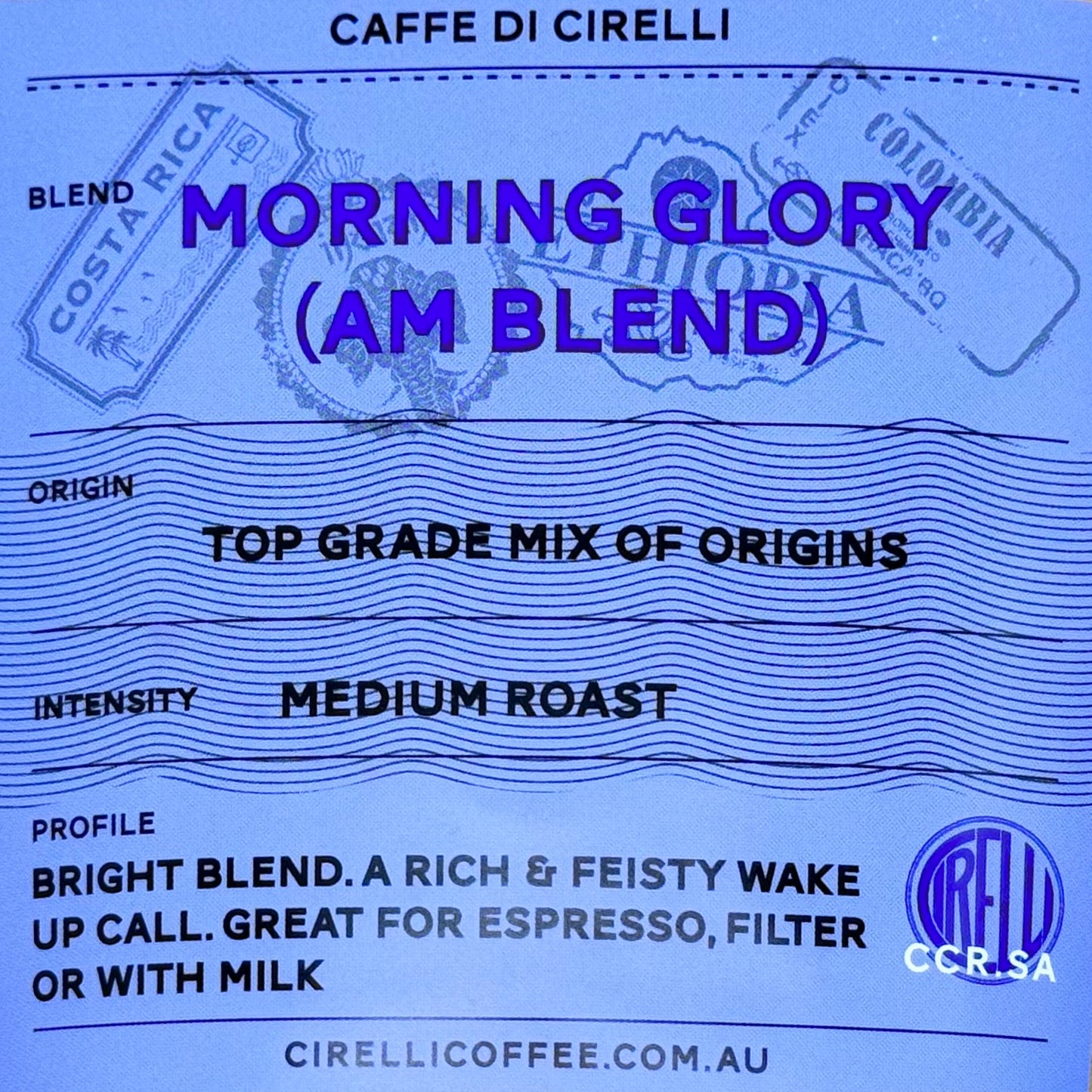 CIRELLI | Morning Glory (AM) - Wholebean Coffee