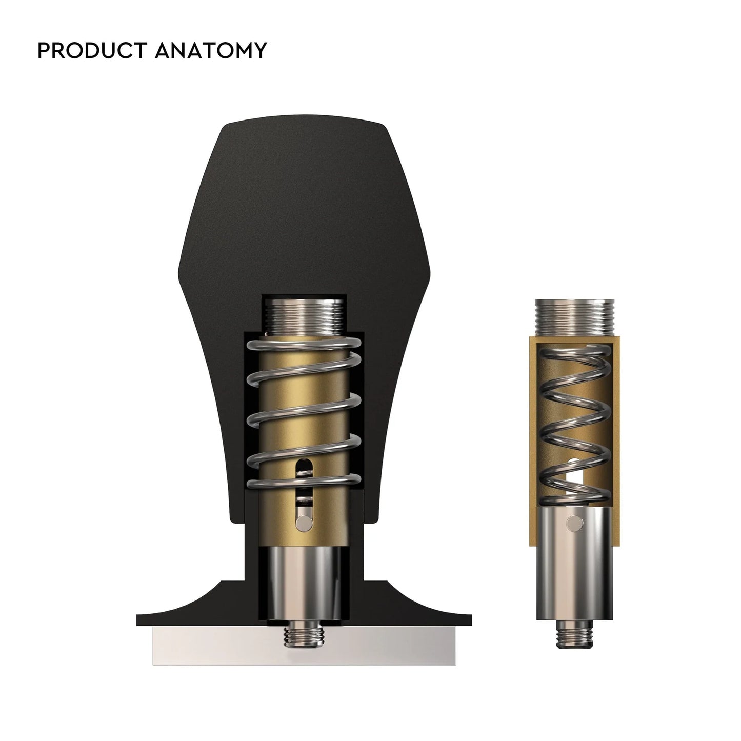 NORMCORE | Spring-loaded Tamper V4 - Flat Base