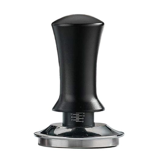 Spring-Loaded Coffee Tamper - Black