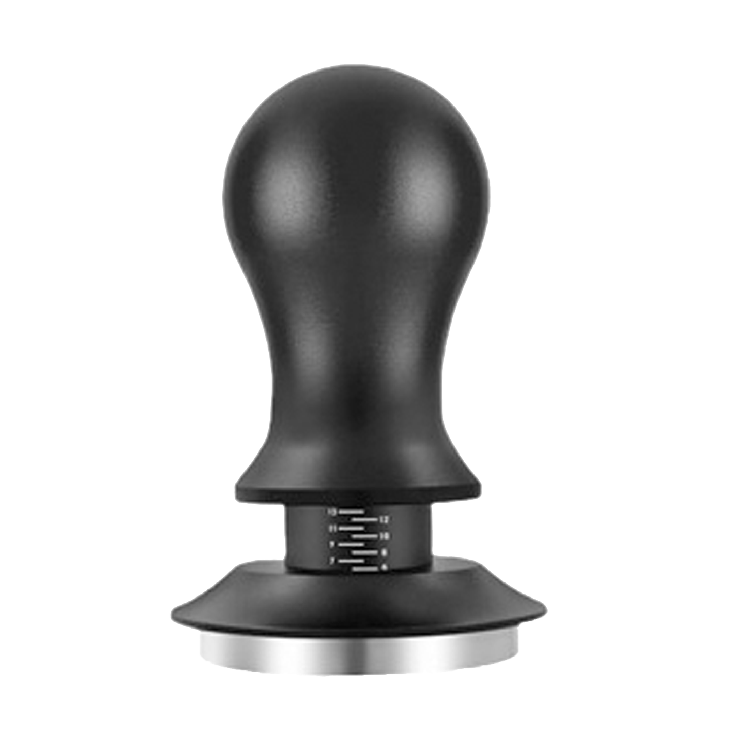 Spring-Loaded Coffee Tamper - Black