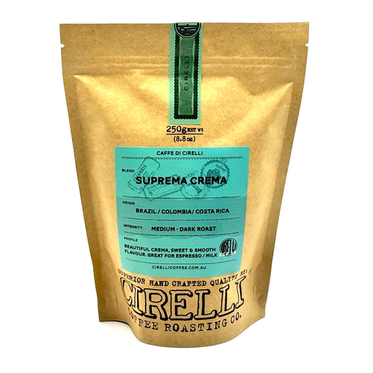 CIRELLI | Suprema Crema - Wholebean Coffee