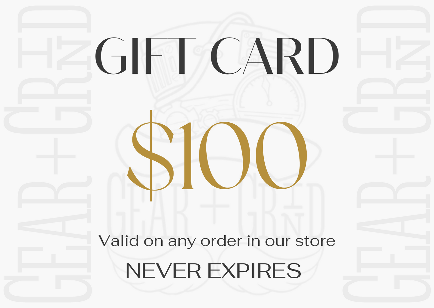 GEAR & GRIND | E-Gift Cards