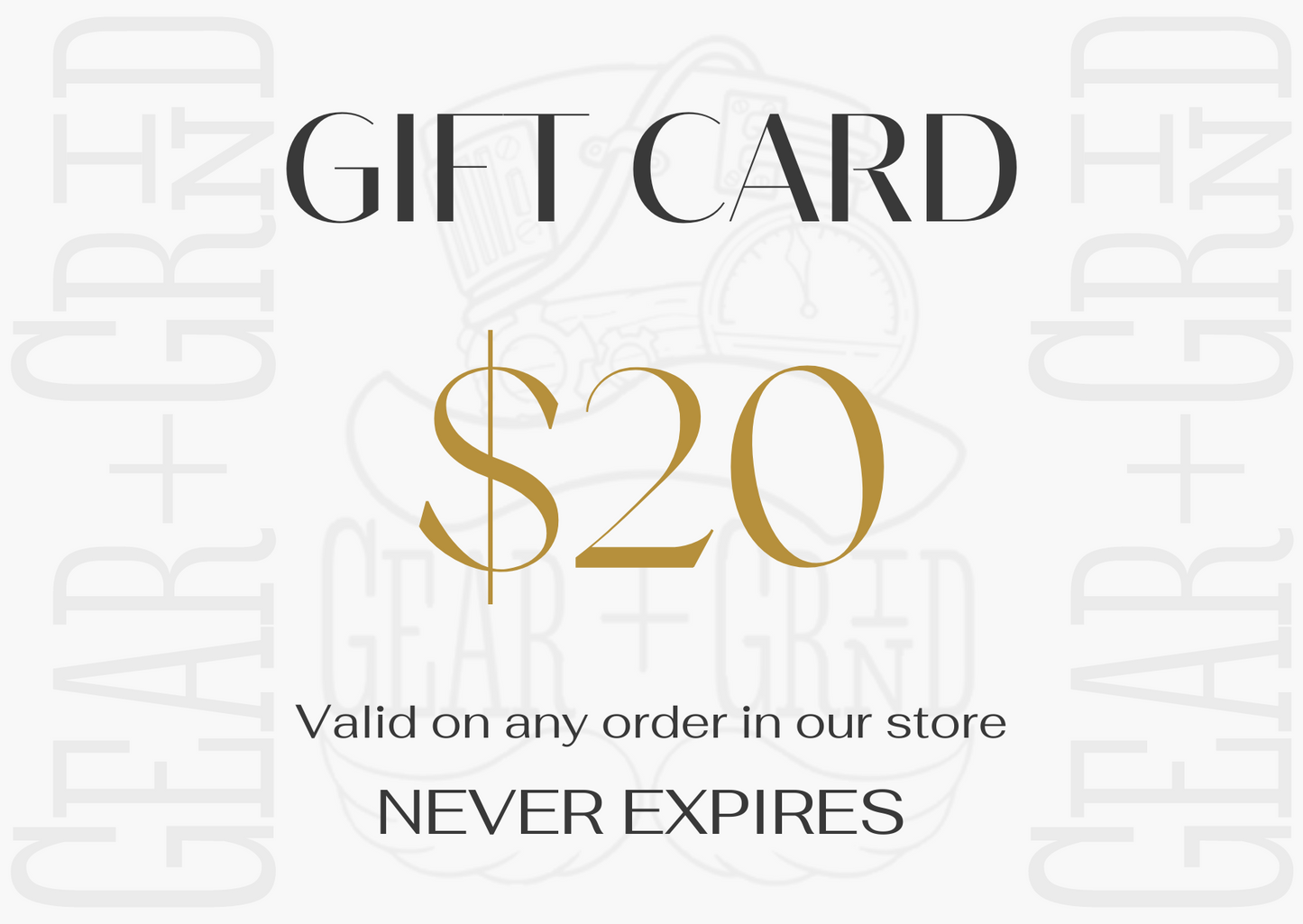 GEAR & GRIND | E-Gift Cards