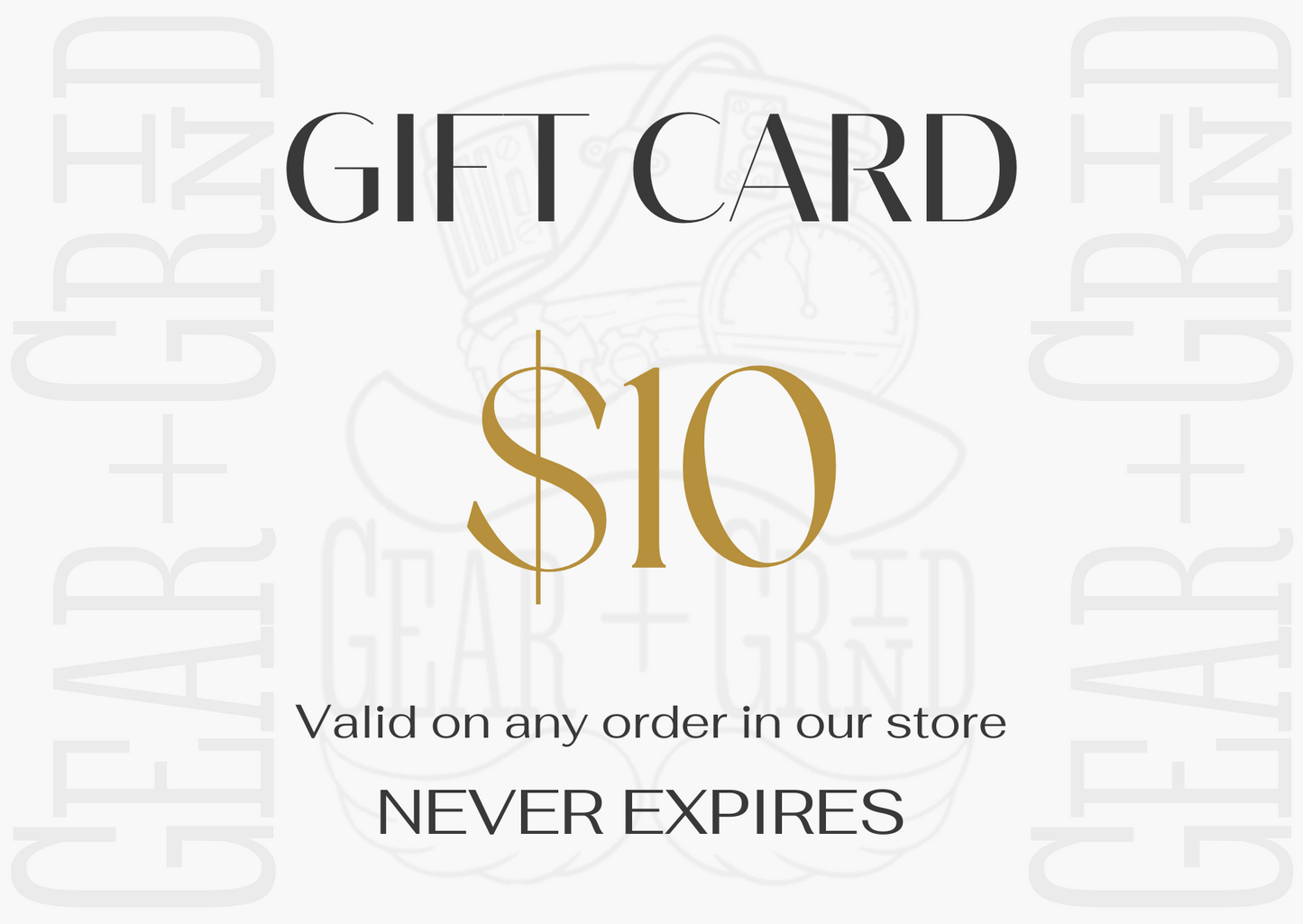 GEAR & GRIND | E-Gift Cards